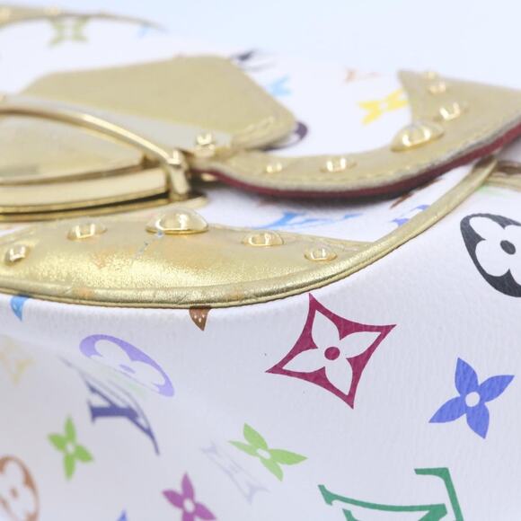 LOUIS VUITTON Monogram Multicolor Marilyn All Hand Bag White M40206 - Picture 12 of 16